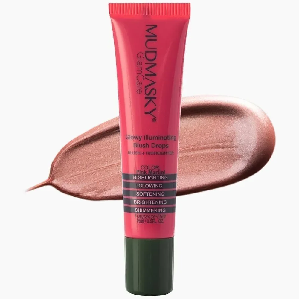 Mudmasky Glowy Illuminating Blush Drops